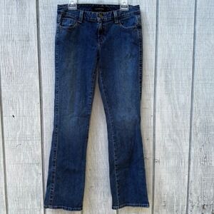 Calvin Klein Jeans Women's Dark Wash Low Rise 90's‎ Style Bootcut Denim Jeans 8